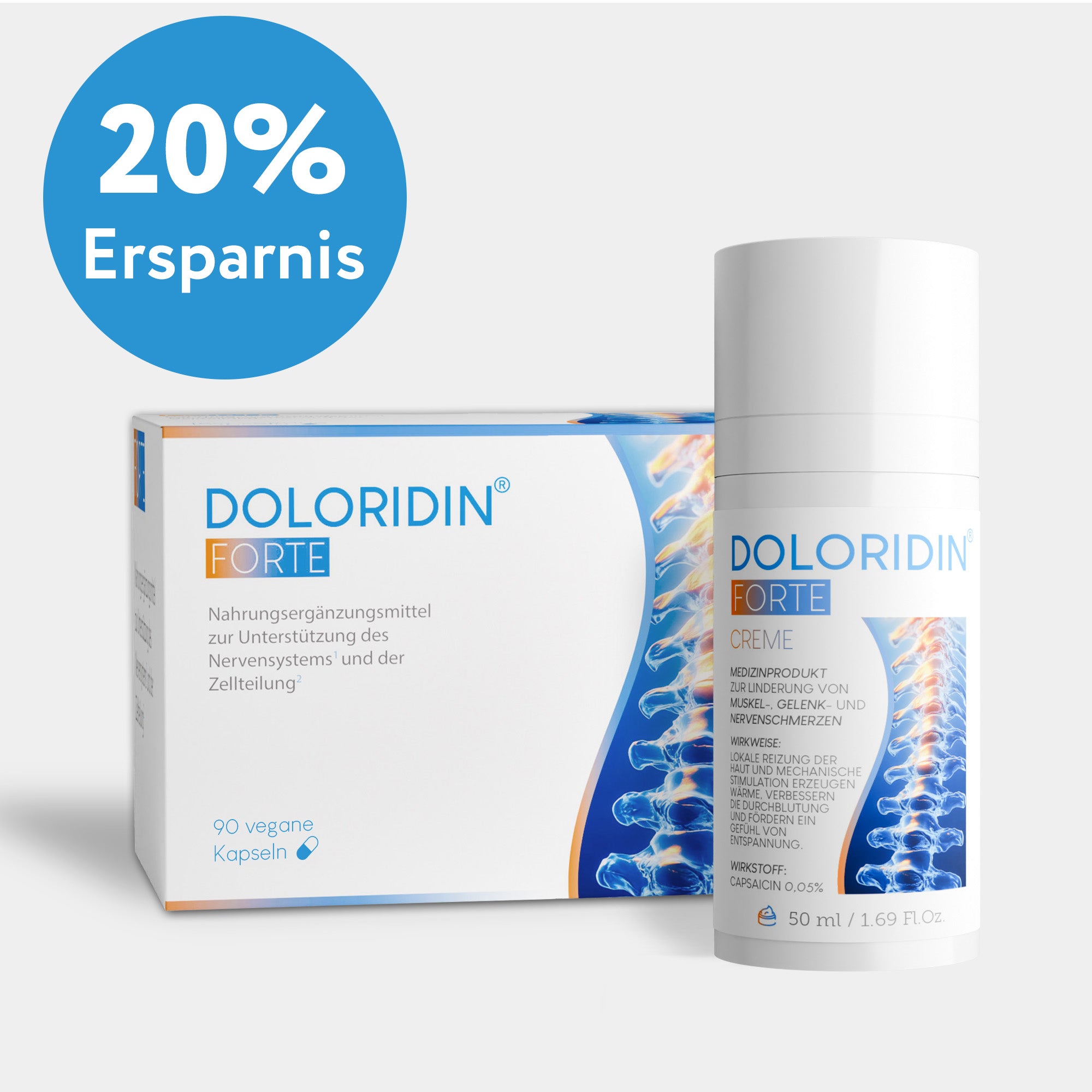 Doloridin® FORTE Kapseln mit UMP + Doloridin® FORTE Creme