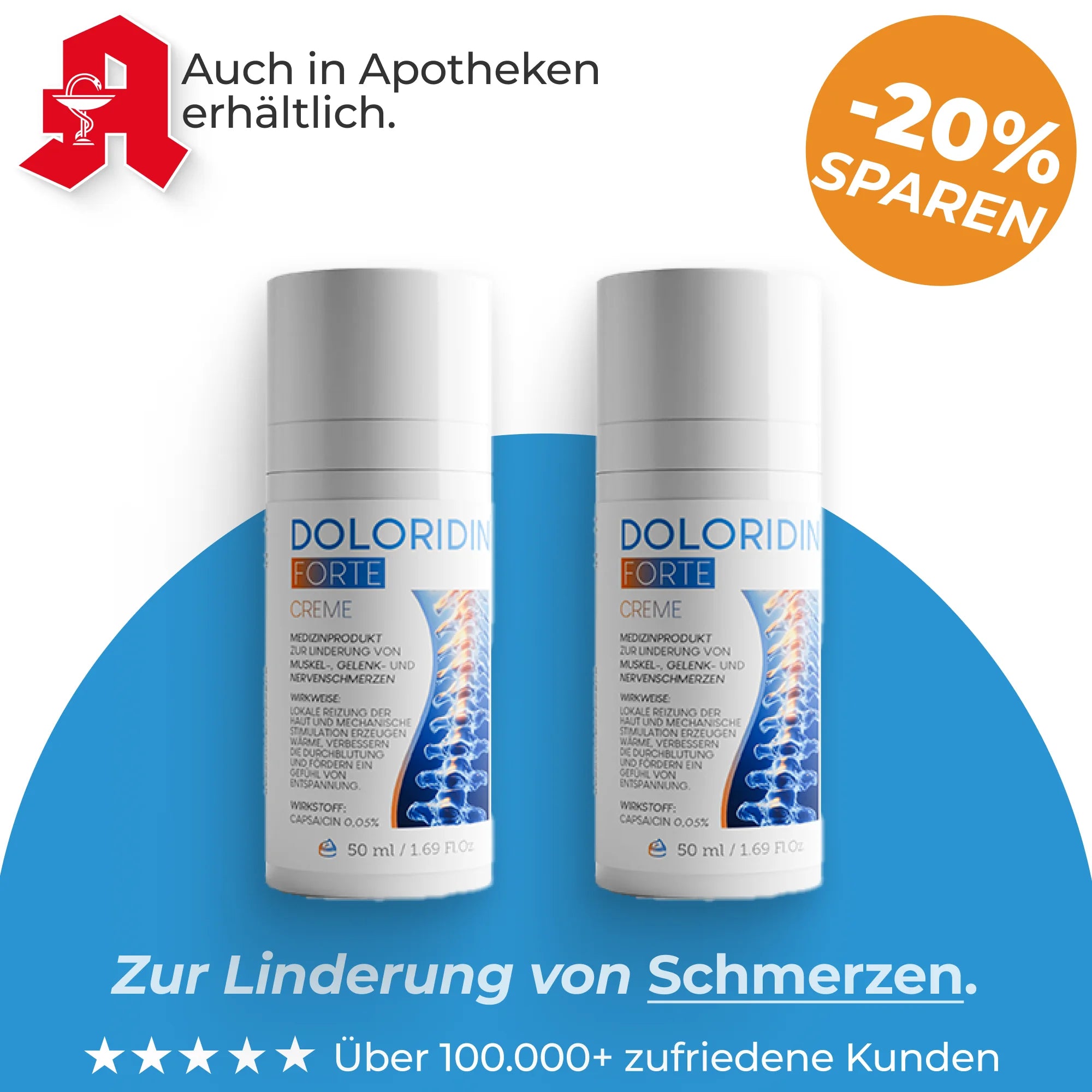 Doloridin® FORTE | Wärmende Schmerzcreme